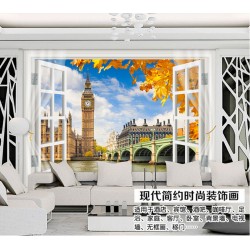 Innovative 3D Window View Wallpapers Custom Made